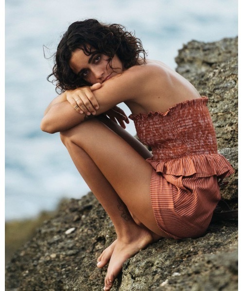 BILLABONG(ビラボン)の「BILLABONG レディース WELL GROUNDED チューブトップ/ビラボン(チューブトップ・レディース・ブラウン/ブルー系その他・MEDIUM)」の5枚目の写真