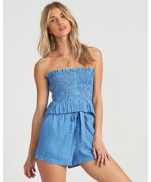 BILLABONG(ビラボン)の「BILLABONG レディース WELL GROUNDED チューブトップ/ビラボン(チューブトップ・レディース・ブラウン/ブルー系その他・MEDIUM)」の7枚目の写真