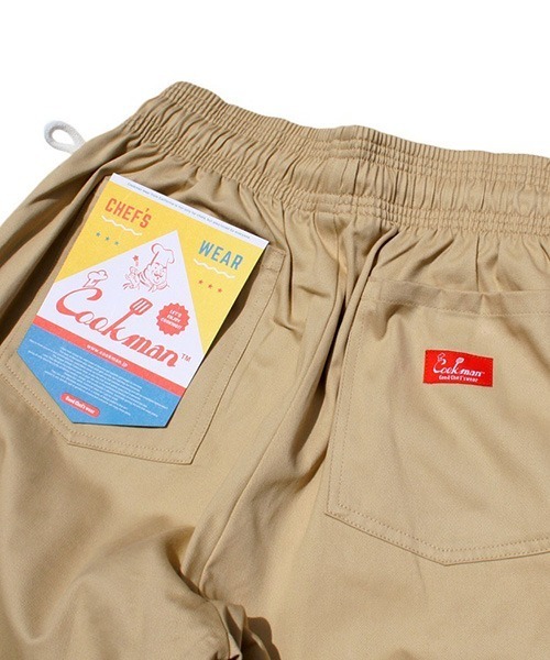 COOKMAN（クックマン）の「Cookman クックマン  シェフパンツ イージーパンツ ワイドパンツ サンド（その他パンツ・メンズ・ベージュ・LARGE/MEDIUM/SMALL）」の6枚目の写真
