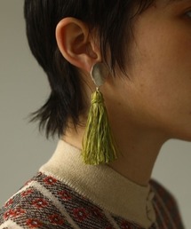 TODAYFUL | ラフィアフリンジイヤリング(イヤリング)