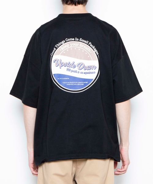 WEGO(ウィゴー)の「WEGO/レトロロゴビッグシルエット半袖Tシャツ(Tシャツ/カットソー・メンズ・ホワイト/ブラック/ホワイト系その他/ブラック系その他・MEDIUM/LARGE)」の14枚目の写真