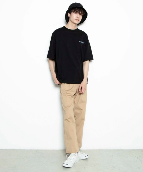 WEGO(ウィゴー)の「WEGO/レトロロゴビッグシルエット半袖Tシャツ(Tシャツ/カットソー・メンズ・ホワイト/ブラック/ホワイト系その他/ブラック系その他・MEDIUM/LARGE)」の16枚目の写真