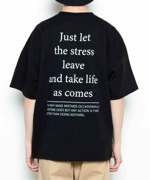 WEGO(ウィゴー)の「WEGO/レトロロゴビッグシルエット半袖Tシャツ(Tシャツ/カットソー・メンズ・ホワイト/ブラック/ホワイト系その他/ブラック系その他・MEDIUM/LARGE)」の19枚目の写真