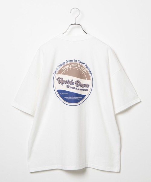 WEGO(ウィゴー)の「WEGO/レトロロゴビッグシルエット半袖Tシャツ(Tシャツ/カットソー・メンズ・ホワイト/ブラック/ホワイト系その他/ブラック系その他・MEDIUM/LARGE)」の22枚目の写真