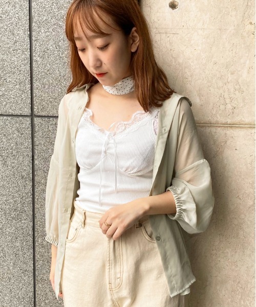 セール】シアーシャツ×インナーセット【ZOZOTOWN限定アイテム