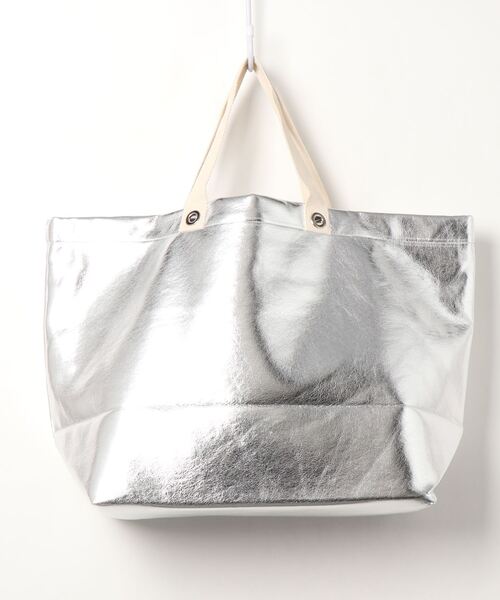 DouDou（ドゥドゥ）の「メタルトートBAG（トートバッグ・レディース・シルバー/ブロンズ/オフホワイト/ピンク・FREE）」の7枚目の写真