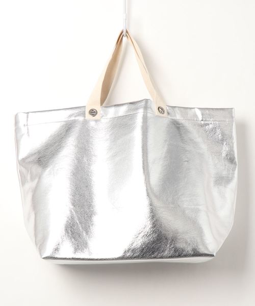 DouDou（ドゥドゥ）の「メタルトートBAG（トートバッグ・レディース・シルバー/ブロンズ/オフホワイト/ピンク・FREE）」の8枚目の写真