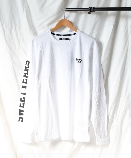 SY32 by SWEET YEARS（エスワイサーティトゥバイスィートイヤーズ）の「/SY32 by SWEET YEARS/ARM LOGO L/S TEE（Tシャツ/カットソー・レディース・ブラック×ブラック/ブラック×ホワイト/ホワイト・X-LARGE/XX-LARGE/LARGE/SMALL/MEDIUM）」の7枚目の写真