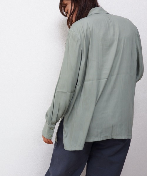 sakishimatokyo（サキシマトーキョー）の「【ZOZO限定】サキシマamp「チャイナデザインブラウス」（シャツ/ブラウス・レディース・ホワイト/ブラック/ダークグリーン/ベージュ・FREE）」の14枚目の写真