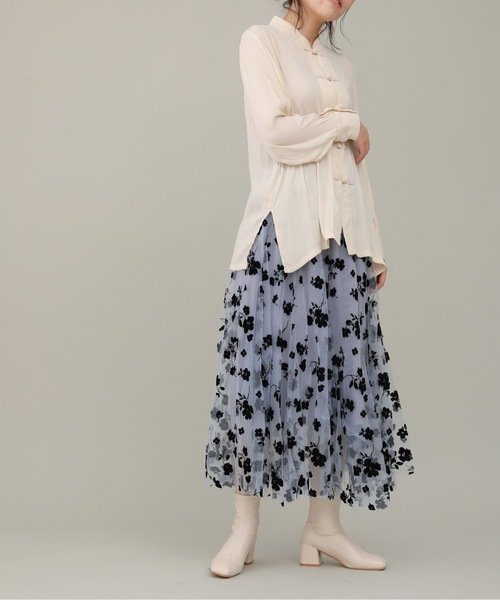 sakishimatokyo（サキシマトーキョー）の「【ZOZO限定】サキシマamp「チャイナデザインブラウス」（シャツ/ブラウス・レディース・ホワイト/ブラック/ダークグリーン/ベージュ・FREE）」の20枚目の写真