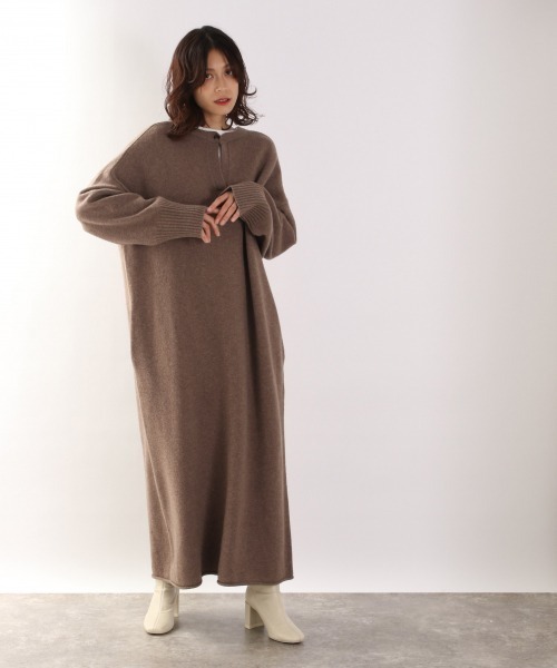 LOWRYS FARM（ローリーズファーム）の「イタリーワンピース　894028（ワンピース・レディース・ブラック/ブラック系その他/グレー/グレー系その他/ブラウン系その他/ブルー系その他/ブラウン/ブルー・FREE）」の6枚目の写真