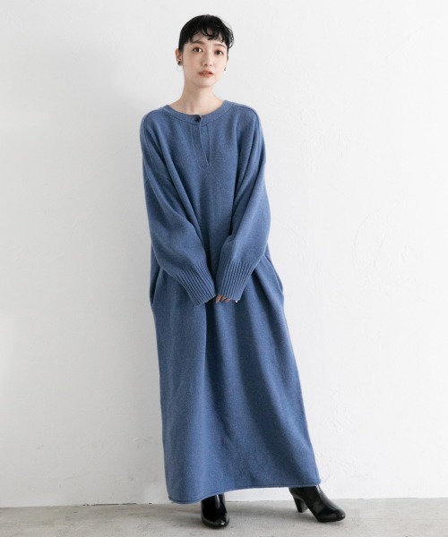 LOWRYS FARM（ローリーズファーム）の「イタリーワンピース　894028（ワンピース・レディース・ブラック/ブラック系その他/グレー/グレー系その他/ブラウン系その他/ブルー系その他/ブラウン/ブルー・FREE）」の8枚目の写真