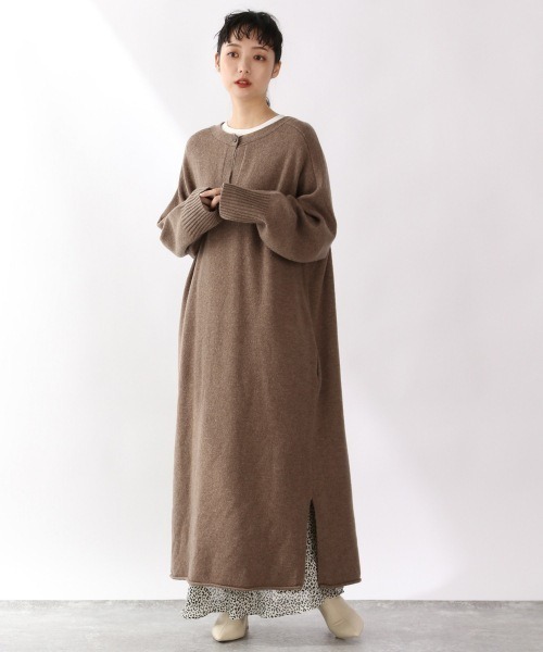 LOWRYS FARM（ローリーズファーム）の「イタリーワンピース　894028（ワンピース・レディース・ブラック/ブラック系その他/グレー/グレー系その他/ブラウン系その他/ブルー系その他/ブラウン/ブルー・FREE）」の5枚目の写真