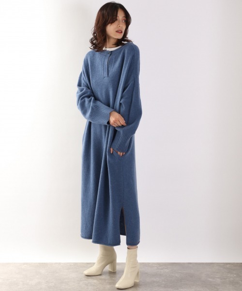 LOWRYS FARM（ローリーズファーム）の「イタリーワンピース　894028（ワンピース・レディース・ブラック/ブラック系その他/グレー/グレー系その他/ブラウン系その他/ブルー系その他/ブラウン/ブルー・FREE）」の7枚目の写真