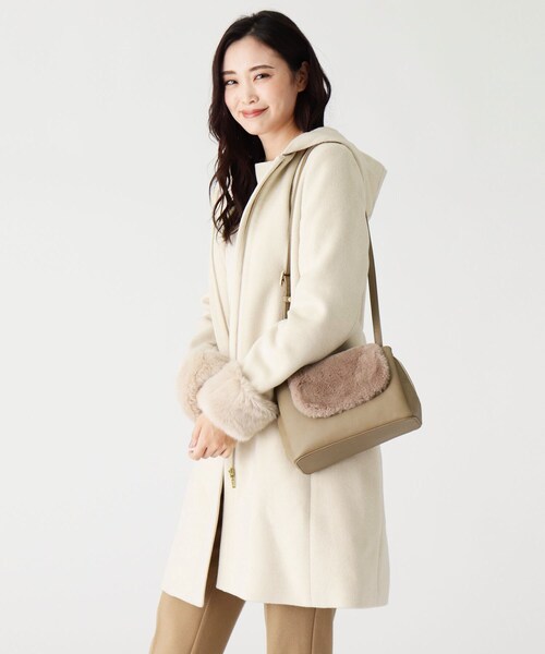 Hushush ハッシュアッシュ の エコファーソフトシャギーコート その他アウター Wear Hushush ハッシュアッシュ の エコファーソフトシャギーコート その他アウター Wear