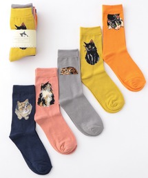 Jubilee | キャット 猫デザイン ソックス5足セット(ソックス/靴下)