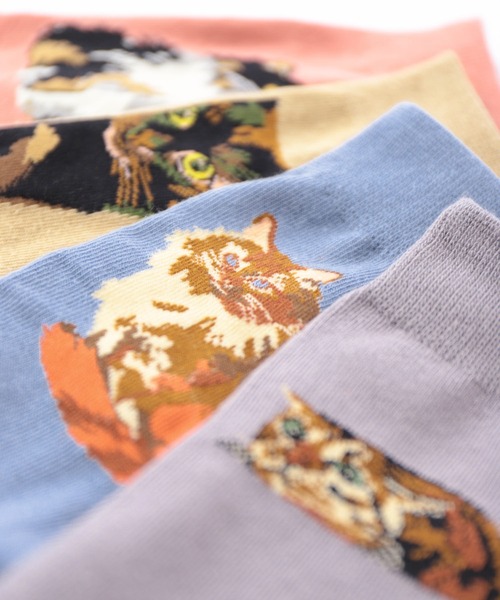 Jubilee（ジュビリー）の「キャット 猫デザイン ソックス5足セット（ソックス/靴下・レディース・その他1/その他2/その他3/その他4/その他5/その他8/その他7/その他6/その他13/その他11/その他12/その他10/その他9・FREE）」の14枚目の写真