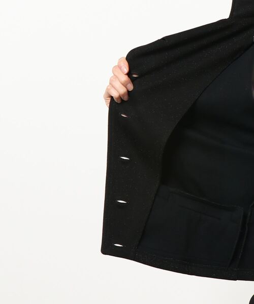 アニエスベー JGI0 BLOUSON fifre シャイニーブルゾン ブラック agnes b.（アニエスベー）の「JGI0 BLOUSON fifre シャイニー