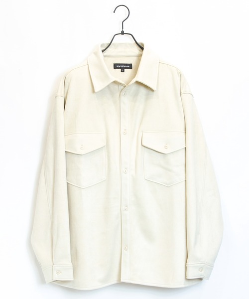 JACKROSE(ジャックローズ)の「JE-フェイクスウェード・CPO-シャツジャケット(ブルゾン・メンズ・ブラック/サックスブルー/ピンク/アイボリー・M/L)」の11枚目の写真