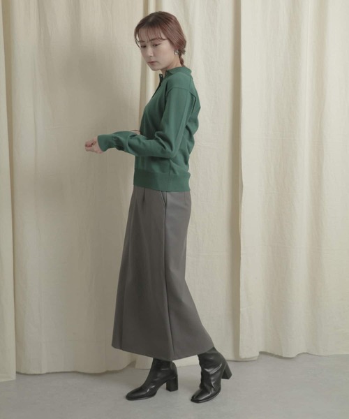 SENSE OF PLACE by URBAN RESEARCH（センスオブプレイスバイアーバンリサーチ）の「【WEB/一部店舗限定】フェイクレザータイトスカート（スカート・レディース・ブラック/ベージュ/グレー/ライトベージュ・ONE）」の15枚目の写真