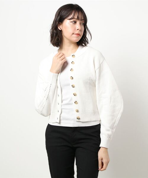 カーディガン コクーンスリーブニットカーディガン レディース Cocoon Sleeve Knit Cardigan（コクーンスリーブニット
