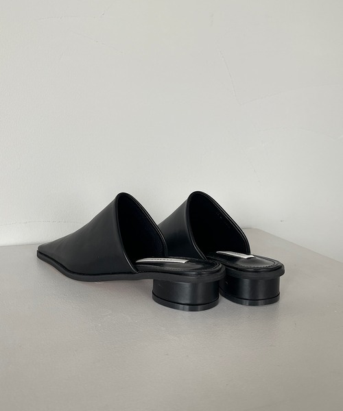 SANSeLF（サンセルフ）の「【SANSeLF】squaretoe rowheel mule sans6（サンダル・レディース・ブラック/グレー・40/38/39/35/36/37）」の6枚目の写真