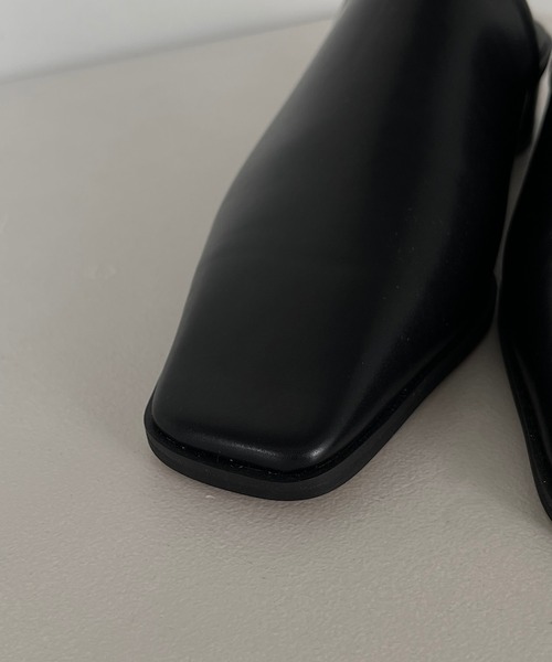 SANSeLF（サンセルフ）の「【SANSeLF】squaretoe rowheel mule sans6（サンダル・レディース・ブラック/グレー・40/38/39/35/36/37）」の7枚目の写真