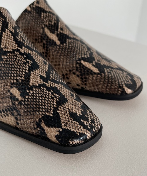 SANSeLF（サンセルフ）の「【SANSeLF】squaretoe rowheel mule sans6（サンダル・レディース・ブラック/グレー・40/38/39/35/36/37）」の12枚目の写真