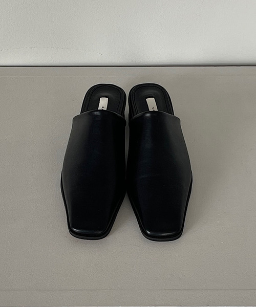 SANSeLF（サンセルフ）の「【SANSeLF】squaretoe rowheel mule sans6（サンダル・レディース・ブラック/グレー・40/38/39/35/36/37）」の19枚目の写真