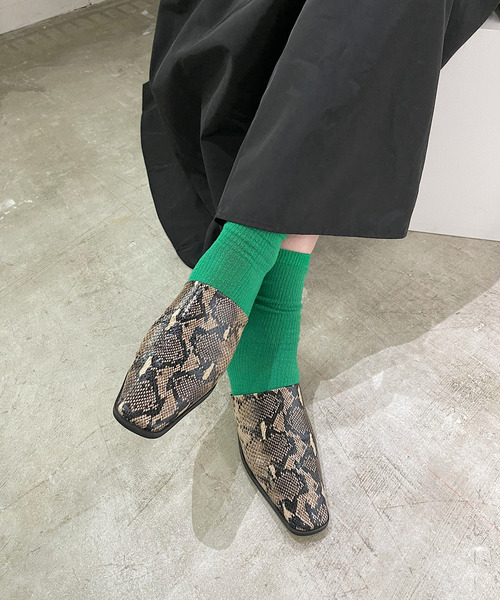 SANSeLF（サンセルフ）の「【SANSeLF】squaretoe rowheel mule sans6（サンダル・レディース・ブラック/グレー・40/38/39/35/36/37）」の18枚目の写真