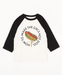 GROOVY COLORS | 天竺 GRCS HOT DOG LAB ラグランTシャツ(Tシャツ/カットソー)