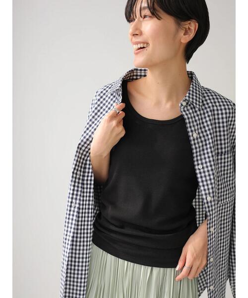 AMERICAN HOLIC（アメリカンホリック）の「テレコタンクトップ1　＊（タンクトップ・レディース・ブルー/ブラック/その他7/ミント/オフホワイト・M/L）」の12枚目の写真