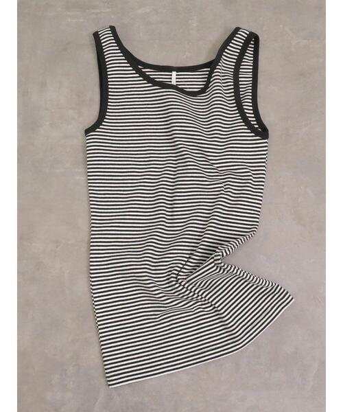 AMERICAN HOLIC（アメリカンホリック）の「テレコタンクトップ1　＊（タンクトップ・レディース・ブルー/ブラック/その他7/ミント/オフホワイト・M/L）」の15枚目の写真