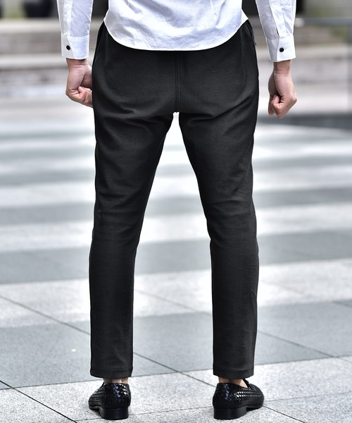 JOKER（ジョーカー）の「【JOKER】カルゼ素材ピンタックスラックス（スラックス・メンズ・チャコール/ブラック/ブラウン/ネイビー・L/XL/M）」の8枚目の写真