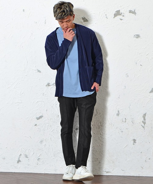 JOKER（ジョーカー）の「【JOKER】カルゼ素材ピンタックスラックス（スラックス・メンズ・チャコール/ブラック/ブラウン/ネイビー・L/XL/M）」の12枚目の写真