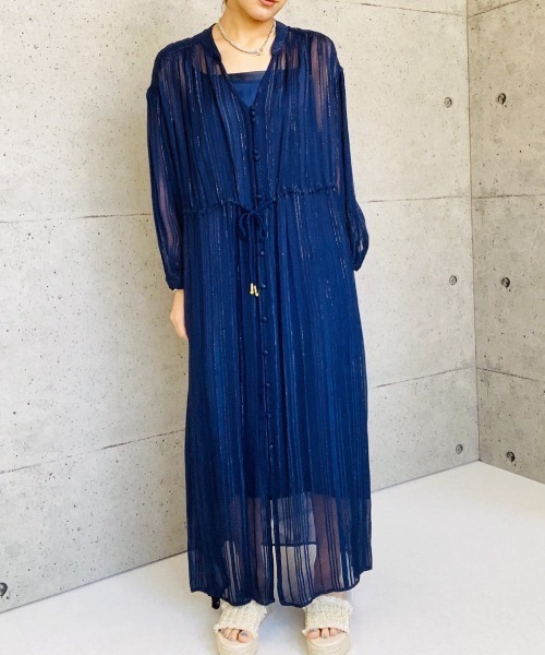 セール ラメシフォン ジレワンピース ワンピース Titilate Valet ティティレートヴァレット のファッション通販 Zozotown