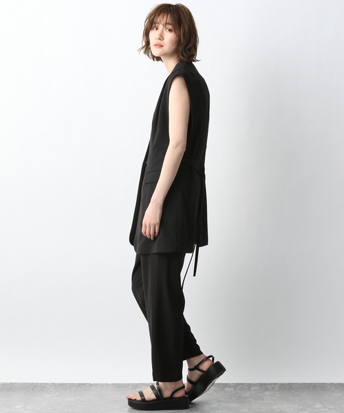 A part by（アパートバイ）の「Po/Vノーカラーベスト　938548（ベスト・レディース・ブラック/アイボリー/グレー系その他5・FREE）」の16枚目の写真