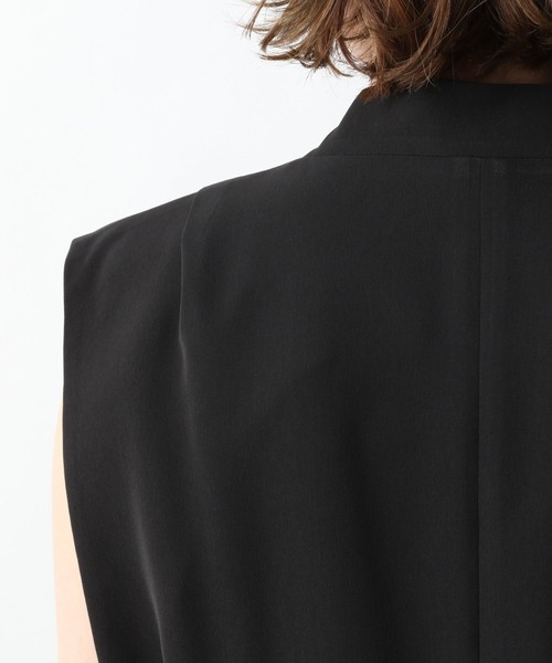 A part by（アパートバイ）の「Po/Vノーカラーベスト　938548（ベスト・レディース・ブラック/アイボリー/グレー系その他5・FREE）」の5枚目の写真