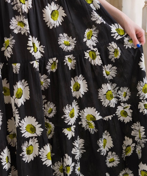 manana suerte(マニャーナスエルテ)の「リゾートワンピース オリジナルプリント(ワンピース・レディース・ブラック/イエロー/マルチ・FREE)」の19枚目の写真