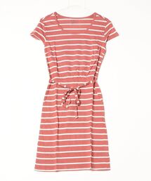 PACT（パクト）の「WOMEN'S-POCKET DRESS-DENIM STRIPE　レディース　オーガニックコットン　ポケット　ドレス（チュニック）」