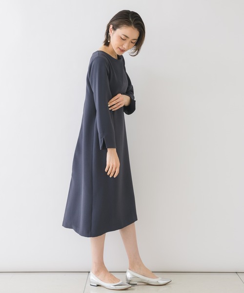 KATHARINE ROSS(キャサリンロス)の「【KATHARINE ROSS】●結婚式 ジョーゼットバックプリーツドレス(ドレス・レディース・アイボリー/ネイビー・MEDIUM)」の7枚目の写真