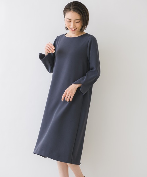 KATHARINE ROSS(キャサリンロス)の「【KATHARINE ROSS】●結婚式 ジョーゼットバックプリーツドレス(ドレス・レディース・アイボリー/ネイビー・MEDIUM)」の10枚目の写真