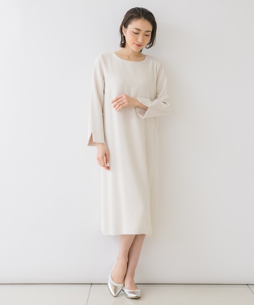 KATHARINE ROSS(キャサリンロス)の「【KATHARINE ROSS】●結婚式 ジョーゼットバックプリーツドレス(ドレス・レディース・アイボリー/ネイビー・MEDIUM)」の12枚目の写真