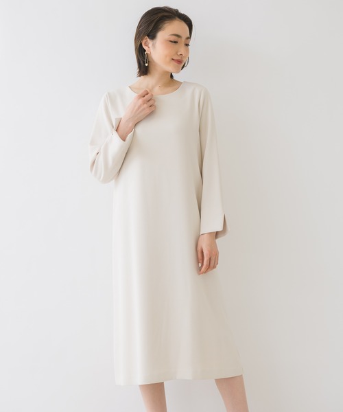 KATHARINE ROSS(キャサリンロス)の「【KATHARINE ROSS】●結婚式 ジョーゼットバックプリーツドレス(ドレス・レディース・アイボリー/ネイビー・MEDIUM)」の14枚目の写真