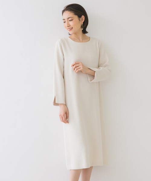 KATHARINE ROSS(キャサリンロス)の「【KATHARINE ROSS】●結婚式 ジョーゼットバックプリーツドレス(ドレス・レディース・アイボリー/ネイビー・MEDIUM)」の15枚目の写真