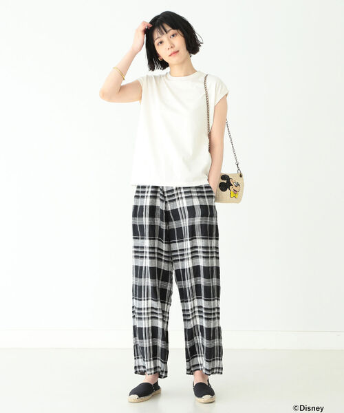 BEAMS BOY(ビームスボーイ)の「SCREEN STARS × BEAMS BOY / 別注 ピグメント ノースリーブ Tシャツ(Tシャツ/カットソー・レディース・ブラック/オフホワイト/ピンク/ラベンダー・ONE SIZE)」の6枚目の写真