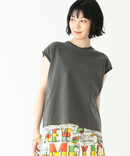 BEAMS BOY(ビームスボーイ)の「SCREEN STARS × BEAMS BOY / 別注 ピグメント ノースリーブ Tシャツ(Tシャツ/カットソー・レディース・ブラック/オフホワイト/ピンク/ラベンダー・ONE SIZE)」の10枚目の写真