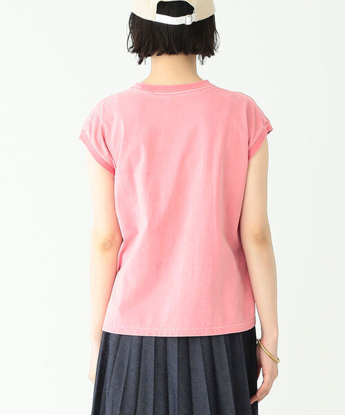 BEAMS BOY(ビームスボーイ)の「SCREEN STARS × BEAMS BOY / 別注 ピグメント ノースリーブ Tシャツ(Tシャツ/カットソー・レディース・ブラック/オフホワイト/ピンク/ラベンダー・ONE SIZE)」の18枚目の写真
