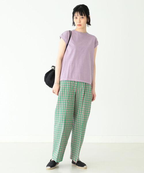 BEAMS BOY(ビームスボーイ)の「SCREEN STARS × BEAMS BOY / 別注 ピグメント ノースリーブ Tシャツ(Tシャツ/カットソー・レディース・ブラック/オフホワイト/ピンク/ラベンダー・ONE SIZE)」の20枚目の写真