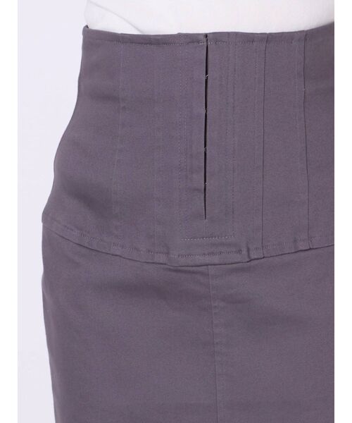 LAGUNAMOON(ラグナムーン)の「ウエストステッチデザインタイトスカート(スカート・レディース・グレー/ブラウン/ベージュ・SMALL/MEDIUM)」の4枚目の写真